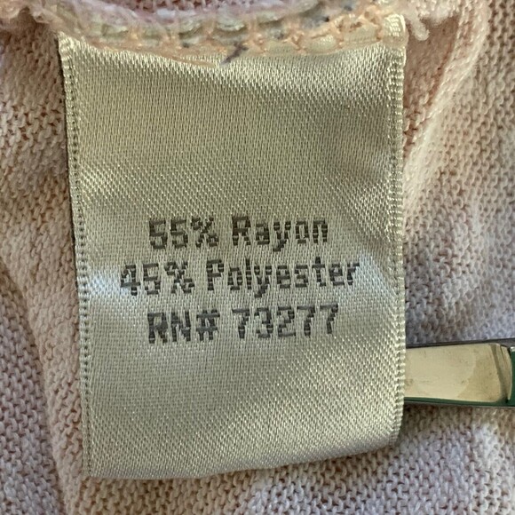 Disney w/ Lauren Conrad I Love Mickey Top Women L Thin Knit Pink Stripe Hi-low - Picture 7 of 7